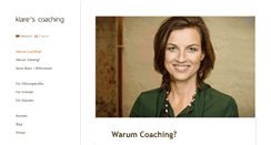 Desktop Screenshot of klares-coaching.de